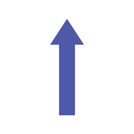 5S Supplies 5S Corner Markers, 3 1/2 in W., 10 in L., 0.003 in Thickness, 25 PK VSA-SQUARE-BLUE